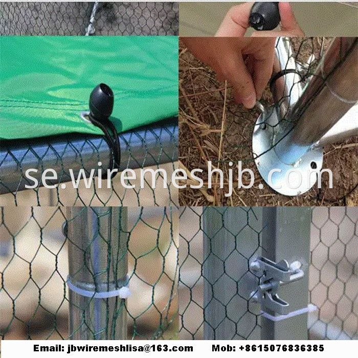 Hexagonal Mesh Chicken Cage House